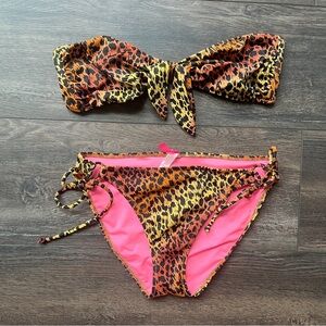 Victoria’s Secret leopard print bikini set